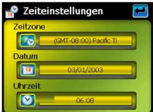 Hagenuk RouteFinder 200 EU - D.3 Zeiteinstellung - 1