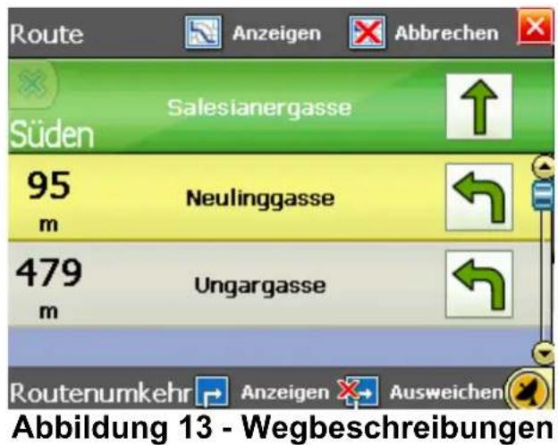 Hagenuk RouteFinder 200 EU - Wegbeschreibungen - 2