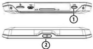 BECKER Transit 70 LMU Pro - Switching the Navigation device on/off (model dependent) - 1