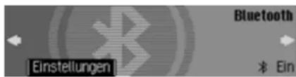Einstellungen Bluetooth Ein