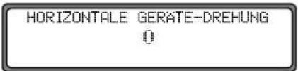 HORIZONTALE GERATE-DREHUNG 0
