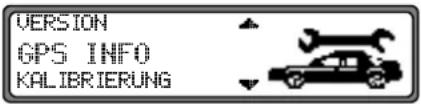 VERSION GPS INFO KALIBRIERUNG