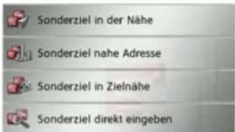 Sonderziel in der Nähe Sonderziel nahe Adresse Sonderziel in Zielnähe Sonderziel direkt eingeben