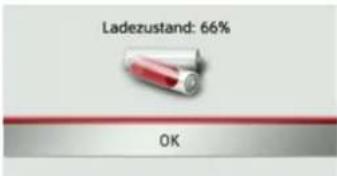 Ladezustand: 66% OK