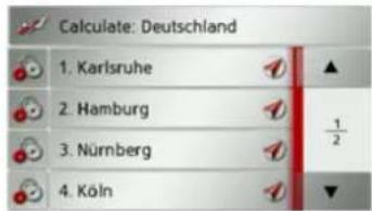Calculate: Deutschland 1. Karlsruhe 2. Hamburg 3. Nürnberg 4. Köln