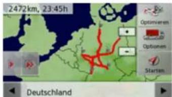 2472km, 23:45h Optimieren Starten Deutschland