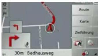 Route Karte Zielführung 30m Badhausweg