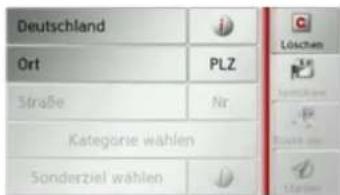 Deutschland Ort 3straße Kategorie wählen Sonderziel wählen