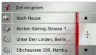 Ziel eingeben Nach Hause Becker-Göring-Strasse 1... Unter Den Linden, Berlin,... Elbchaussee 289, Hambu...