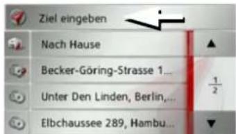 Ziel eingeben Nach Hause Becker-Göring-Strasse 1... Unter Den Linden, Berlin... Elbchaussee 289, Hambu...