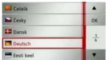 BECKER Traffic Assist z 201 - Sprachauswahl aufrufen - 2