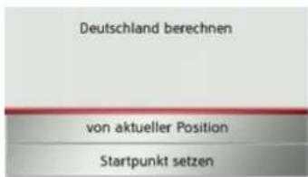Deutschland berechnen von aktueller Position Startpunkt setzen
