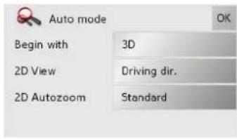 BECKER Traffic Assist Z 200 - The Auto mode key - 2