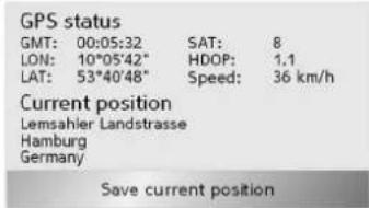 BECKER Traffic Assist Z 200 - The GPS button - 2