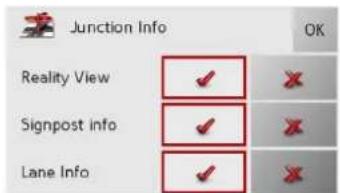 BECKER Traffic Assist Z 200 - The Junction Info button - 2