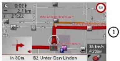 BECKER Traffic Assist Z 200 - Change display (toolbar) - 1