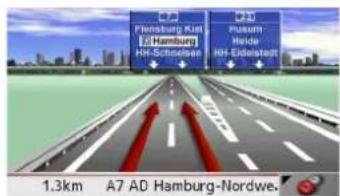 BECKER Traffic Assist Z 200 - Map display with reality view - 1