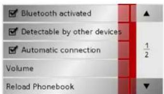 BECKER Traffic Assist Z 200 - Telephone/Bluetooth settings - 1
