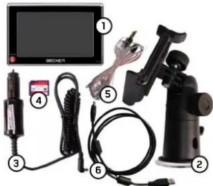 BECKER Traffic Assist Z 200 - Delivery contents - 1
