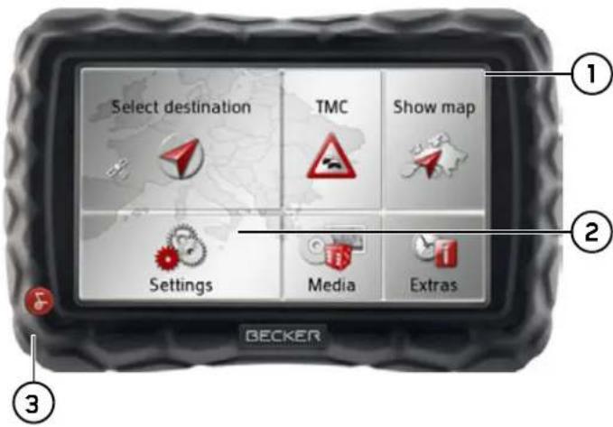BECKER Traffic Assist Z 100 Crocodile - OVERVIEW TRAFFIC ASSIST - 1