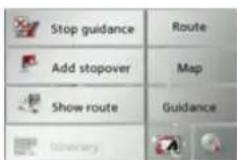 BECKER Traffic Assist Z 100 Crocodile - Guidance button: - 1