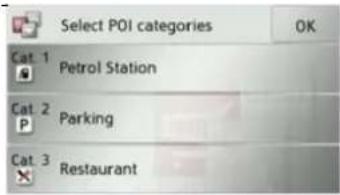 BECKER Traffic Assist Z 100 Crocodile - Setting categories - 1