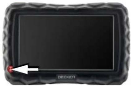 BECKER Traffic Assist Z 100 Crocodile - Switching the Traffic Assist on/off - 1