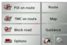 BECKER Traffic Assist Z 100 Crocodile - Route button: - 1