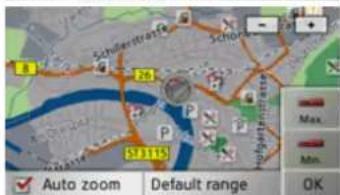 BECKER Traffic Assist Z 100 Crocodile - Changing zoom steps and map angle - 2