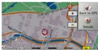 BECKER Traffic Assist Z 100 Crocodile - Moving the map - 1