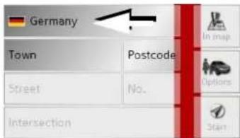 BECKER Traffic Assist Z 101 - Selecting a country - 1