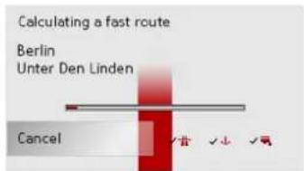 BECKER Traffic Assist Z 101 - Starting navigation - 1