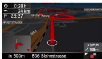 BECKER Traffic Assist Z 101 - The Day / Night button - 2