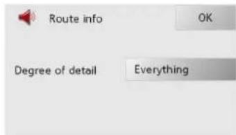 BECKER Traffic Assist Z 101 - The Route info key - 2