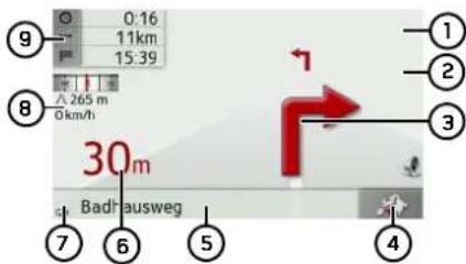 BECKER Traffic Assist z 099 - Route guidance with arrow display - 3