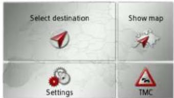 BECKER Traffic Assist z 099 - Selecting system settings - 1