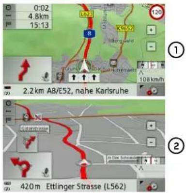 BECKER Traffic Assist z 099 - Selecting 2D/3D mode - 1
