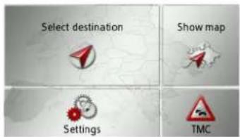 BECKER Traffic Assist z 099 - Selecting navigation - 1