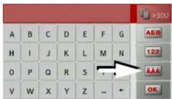 BECKER Traffic Assist z 099 - Special characters and umlauts - 1