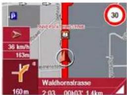 BECKER Traffic Assist Highspeed 7988 - Map display with driving guidance - 1