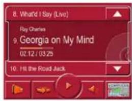BECKER Traffic Assist Highspeed 7988 - Navigation during MP3 player operation - 1