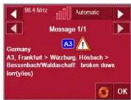BECKER Traffic Assist Highspeed 7988 - Using TMC - 2