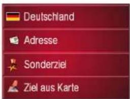 Deutschland Adresse Sonderziel Ziel aus Karte