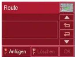 Route Anfügen Löschen OK