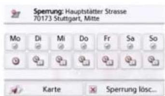 Sperrung: Hauptstätter Strasse 70173 Stuttgart, Mitte Mo Di Mi Do Fr Sa So Karte Sperrung lösc...