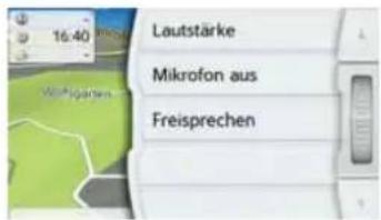 16:40 Lautstärke Mikrofon aus Freisprechen