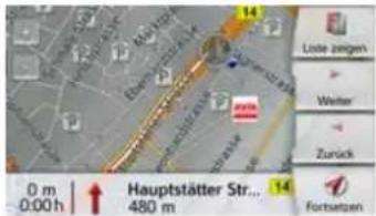 Lute zeigen Welter Zurück 0 m 0.00 h Hauptstätter Str... 480 m Fortsetzen