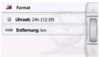 Format Uhrzeit: 24h (12:39) Entfernung: km