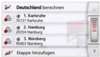 Deutschland berechnen 1. Karlsruhe 76131 Karlsruhe 2. Hamburg 20354 Hamburg 3. Nürnberg 90403 Nürnberg Etappe hinzufügen