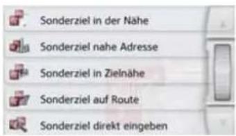 Sonderziel in der Nähe Sonderziel nahe Adresse Sonderziel in Zielnähe Sonderziel auf Route Sonderziel direkt eingeben
